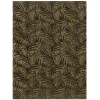 Feizy Leafscape BLACK 2857273F 5 ft. 6 in. X 8 ft. 6 in. Rectangle Rug