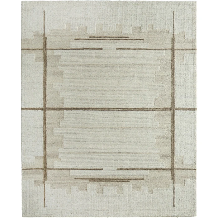 Feizy Winston Ivory/Tan WNS8B01F 2ft. x 3ft. Rect. Rug