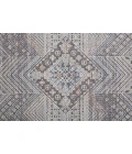 Feizy Francisco Southwestern Tribal Rug, Ivory/Charcoal Gray, 12' x 15' Area Rug