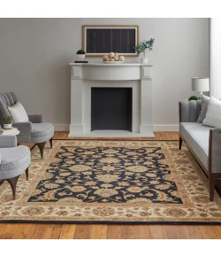 Feizy Wagner 8941F BLACK/BEIGE Area Rug 8 ft. X 10 ft. Rectangle