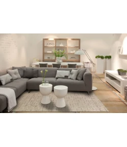 Feizy Morisco 8404F MUSHROOM Area Rug 5 ft. X 8 ft. Rectangle