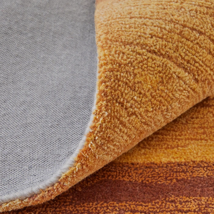 Feizy Anya Industrial Abstract, Red/Orange/Ivory, 5' x 8' Area Rug