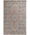 Feizy Marquette Rustic Persian Farmhouse Rug, Rust/Denim Blue, 2ft - 8in x 10ft, Runner