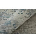 Feizy Zarah Bohemian & Eclectic Abstract, Gray/Taupe/Blue, 8' x 10' Area Rug