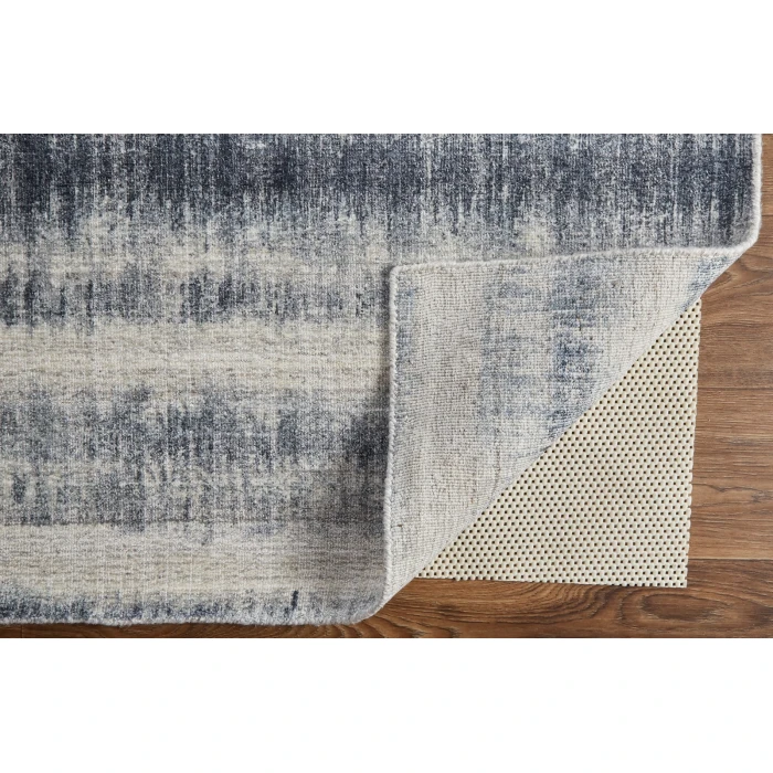 Feizy  Mackay Handwoven Graident Rug, Dark Slate Blue, 9ft x 12ft Area Rug