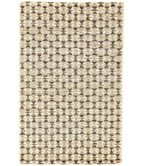Feizy Neela Mid-Century Modern Geometric, Yellow/Brown, 5'-6" x 8'-6" Area Rug