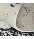 Feizy Coda Industrial Abstract, Black/White, 5' x 8' Area Rug