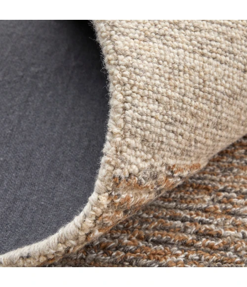 Feizy Pollock Bohemian & Eclectic Abstract, Brown/Tan/Ivory, 2' x 3' Accent Rug