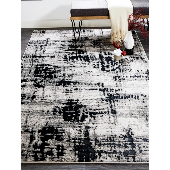 Feizy Micah BLACK 6943339F 8 ft. X 10 ft. Rectangle Rug