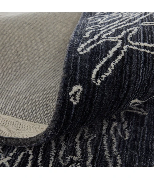 Feizy Whitton Industrial Abstract, Black/Gray/Ivory, 9' x 12' Area Rug