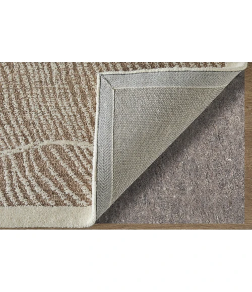 Feizy Winston Taupe/Ivory WNS8B02F 10ft. x 14ft. Rect. Rug