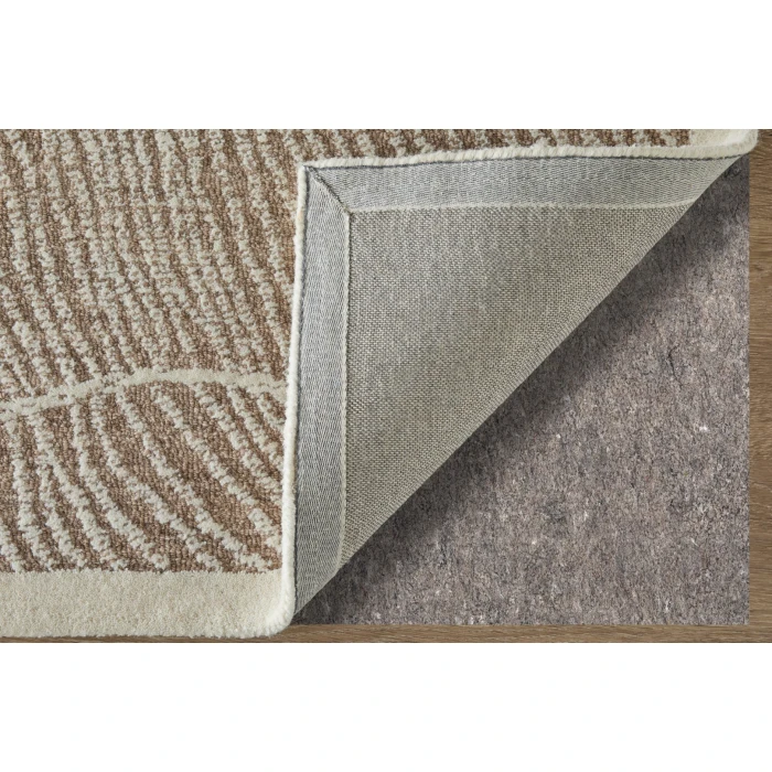 Feizy Winston Taupe/Ivory WNS8B02F 10ft. x 14ft. Rect. Rug