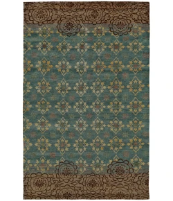 Feizy Qing 6066F SILVER SAGE Area Rug 4 ft. X 6 ft. Rectangle