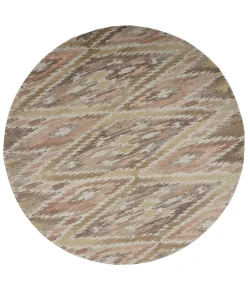 Feizy Arazad 8477F PINK/MULTI Area Rug 8 ft. X 8 ft. Round