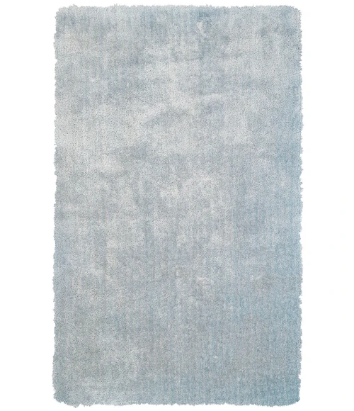 Feizy Marbury Casual Solid, Blue/Ivory, 9'-6" x 13'-6" Area Rug