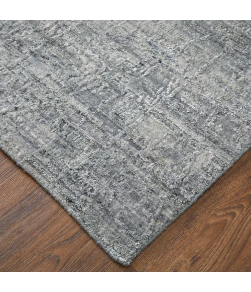 Feizy Eastfield Casual Abstract, Gray, 2'-6" x 10' Runner