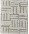 Feizy Ashby Farmhouse Geometric, Gray/Ivory, 3'-6" x 5'-6" Accent Rug