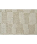 Feizy Ashby Farmhouse Geometric, Tan/Ivory, 3'-6" x 5'-6" Accent Rug
