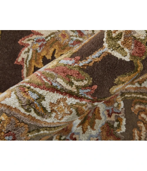 Feizy Prescott BROWN PCT8937F 8 ft. X 10 ft. Rectangle Rug