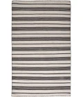 Feizy Duprine Casual Stripes, Black/White/Ivory, 10' x 14' Area Rug