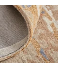 Feizy Everley Abstract Tufted Wool Rug, Warm Beige/Blue, 9' x 12' Area Rug