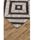 Feizy Fannin Gray/Brown/Ivory 7380754F 5ft. x 8ft. Rect. Rug