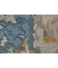 Feizy Everley Casual Abstract, Gray/Blue/Gold, 12' x 15' Area Rug