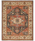 Feizy Carrington Bohemian & Eclectic Medallion, Red/Black/Ivory, 2' x 3' Accent Rug