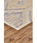 Feizy Arazad Bohemian & Eclectic Geometric, Yellow/Blue/Ivory, 3'-6" x 5'-6" Accent Rug