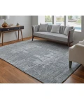 Feizy Eastfield Casual Abstract, Gray, 2'-6" x 10' Runner