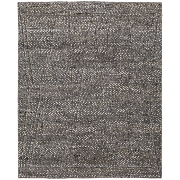 Feizy Dering Gray/Tan/Taupe T27T6042 9ft. x 12ft. Rect. Rug