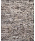 Feizy Conroe Luxe Abstract Hand-Knot Accent Rug, Gunmetal/Silver Blue2ft x 3ft