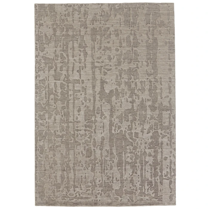 Feizy Leilani Industrial Abstract, Taupe, 2' x 3' Accent Rug