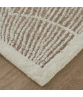 Feizy Winston Taupe/Ivory WNS8B02F 10ft. x 14ft. Rect. Rug