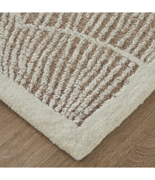 Feizy Winston Taupe/Ivory WNS8B02F 10ft. x 14ft. Rect. Rug