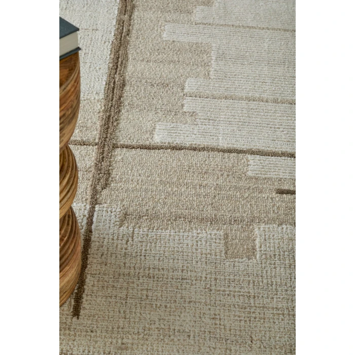 Feizy Winston Ivory/Tan WNS8B01F 2ft. x 3ft. Rect. Rug