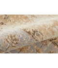 Feizy Celene French & Victorian Bordered, Tan/Brown/Gray, 7'-9" x 7'-9" Round Rug