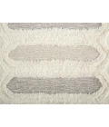 Feizy Anica Moroccan Wool Tufted Area Rug, Ivory/Taupe/Tan, Ivory, 2ft x 3ft Area Rug