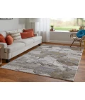 Feizy Aura GOLD/GRAY AUR3737F 5 ft. X 7 ft. Rectangle Rug