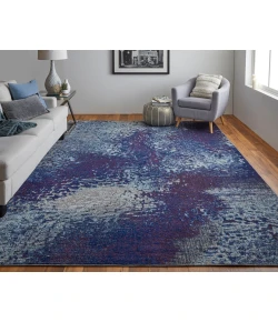 Feizy Edgemont 39IQF BLUE/PURPLE Area Rug 10 ft. X 14 ft. Rectangle