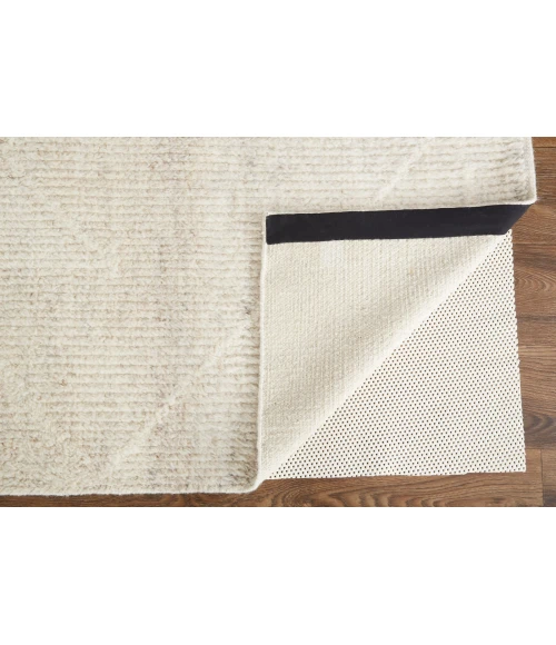 Feizy Alford Minimalist Eyelash Wool Rug, Ivory/Beige, 11ft-6in x 15ft Area Rug