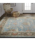 Feizy Beall Blue/Brown BEA6710F 3ft.6in. x 5ft.6in. Rect. Rug