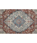 Feizy Marquette Bohemian & Eclectic Medallion, Gray/Red/Blue, 2'-8" x 10' Runner