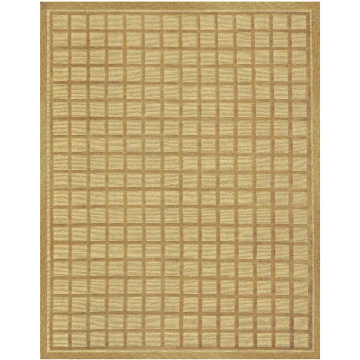Feizy Channels Gold 2877278F 8ft.6in. x 11ft.6in. Rect. Rug