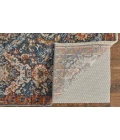 Feizy Kaia Casual Floral & Botanical, Blue/Orange/Ivory, 2'-6" x 10' Runner
