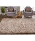 Feizy Stoneleigh Luxury & Glam Solid, Pink/Ivory, 10' x 14' Area Rug
