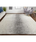 Feizy Grier Industrial Gradient & Ombre, Gray/Ivory/Taupe, 8' x 10' Area Rug