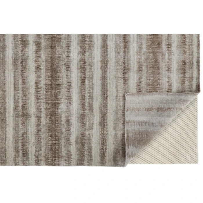 Feizy  Mackay Handwoven Graident Rug, Chocolate Brown/Light Gray, 5ft x 8ft Area Rug