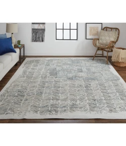 Feizy Elias 6891F GREEN Area Rug 3 ft. 6 in. X 5 ft. 6 in. Rectangle