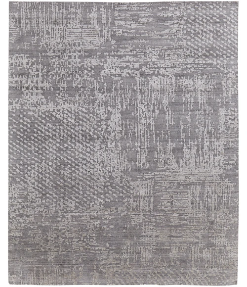 Feizy Eastfield Casual Abstract, Gray, 8' x 10' Area Rug